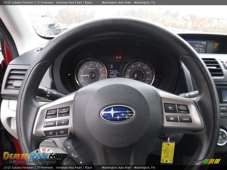 2015 Subaru Forester 2.5i Premium Venetian Red Pearl / Black Photo #21