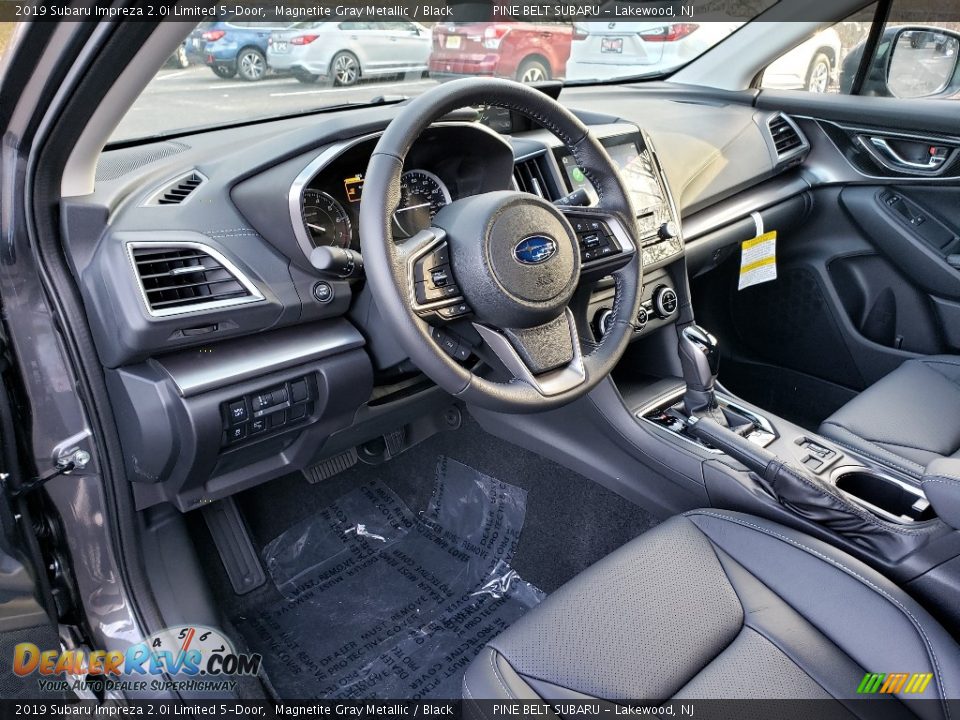 Black Interior - 2019 Subaru Impreza 2.0i Limited 5-Door Photo #7