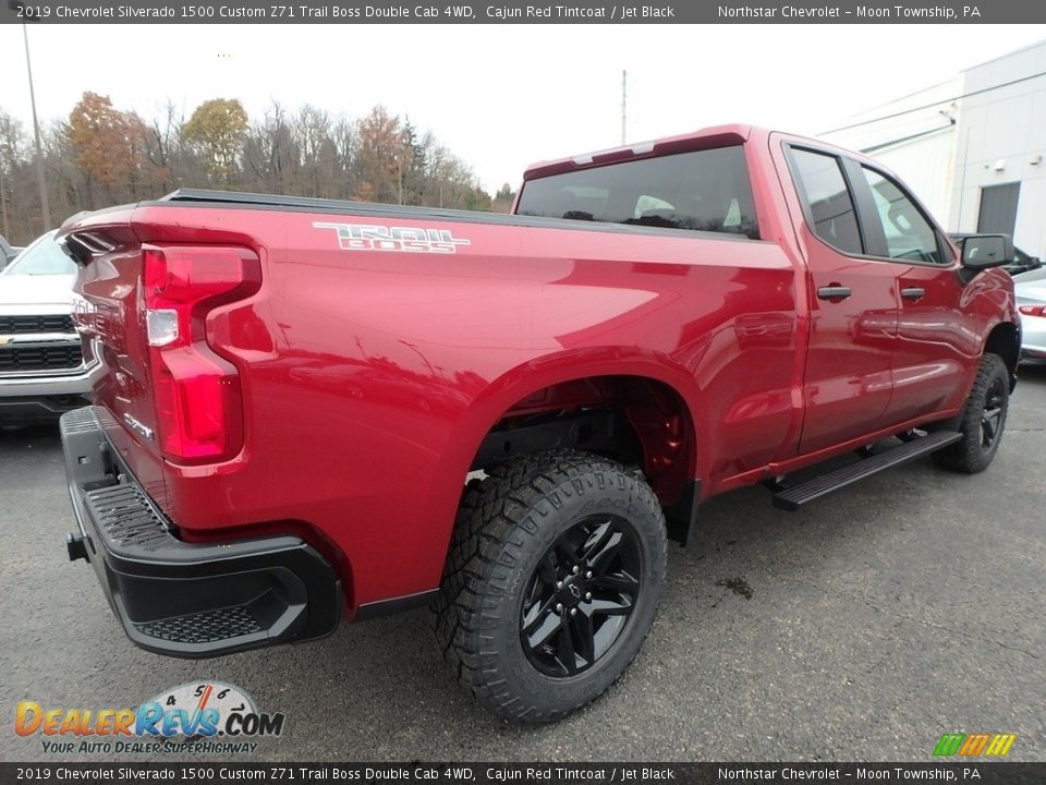 2019 Chevrolet Silverado 1500 Custom Z71 Trail Boss Double Cab 4WD Cajun Red Tintcoat / Jet Black Photo #5
