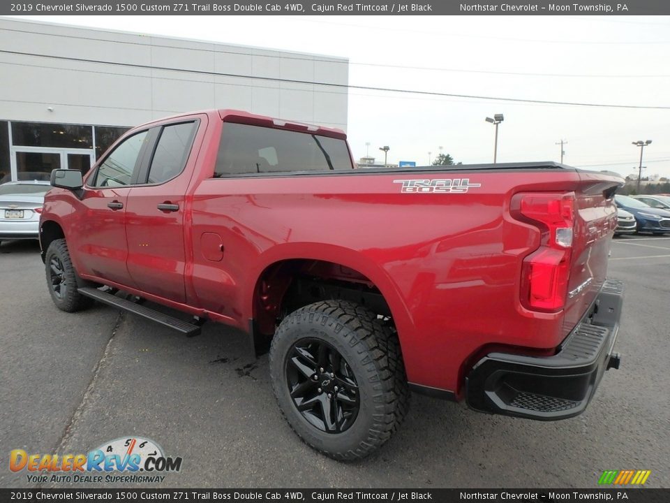 2019 Chevrolet Silverado 1500 Custom Z71 Trail Boss Double Cab 4WD Cajun Red Tintcoat / Jet Black Photo #7
