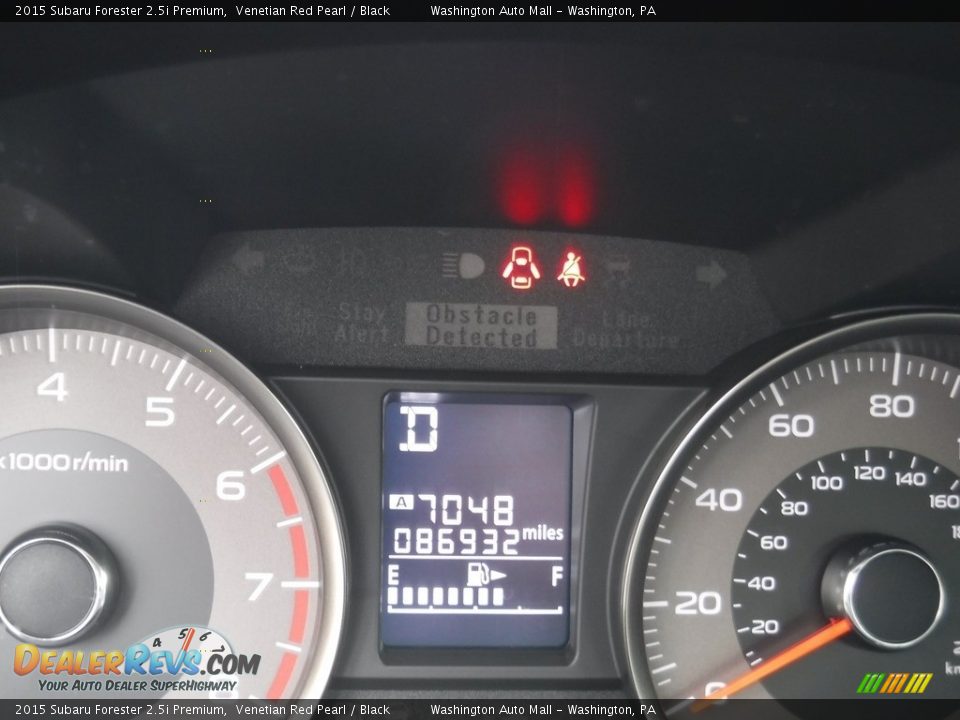 2015 Subaru Forester 2.5i Premium Venetian Red Pearl / Black Photo #29