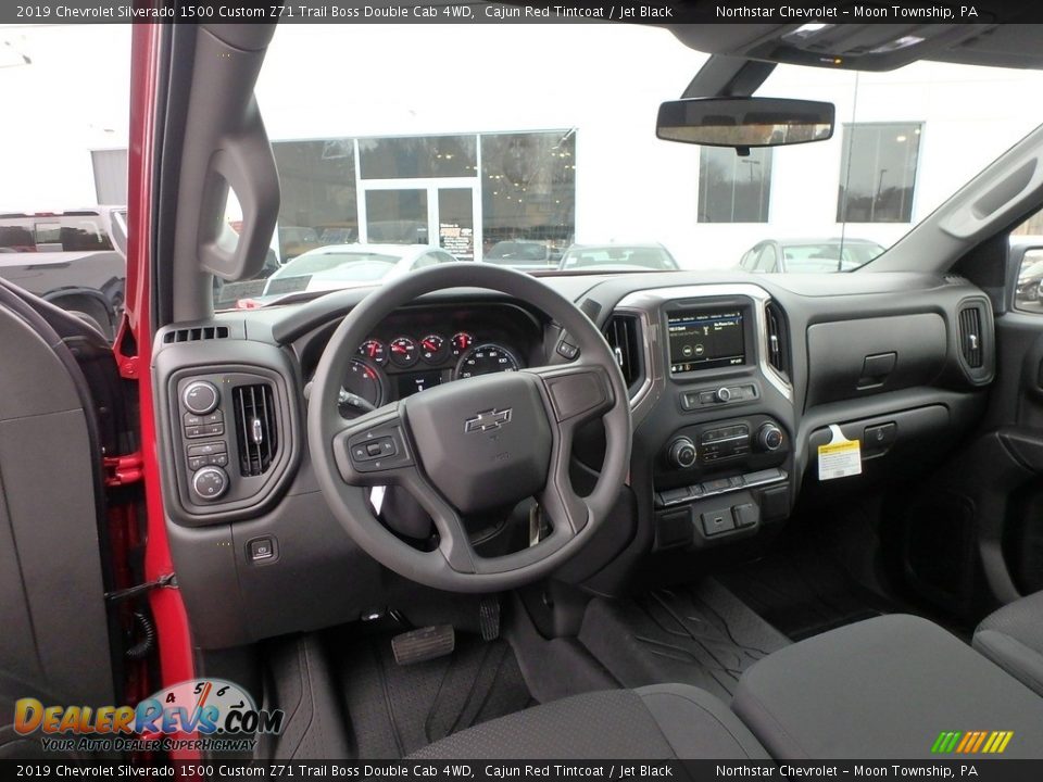 Front Seat of 2019 Chevrolet Silverado 1500 Custom Z71 Trail Boss Double Cab 4WD Photo #12