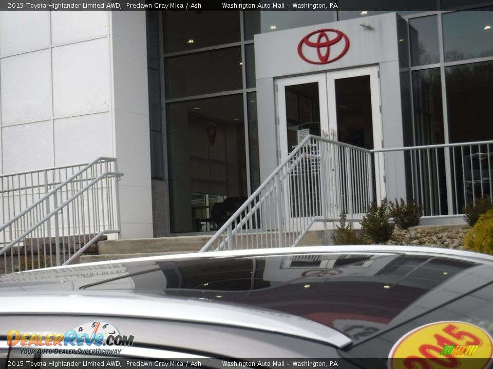 2015 Toyota Highlander Limited AWD Predawn Gray Mica / Ash Photo #4