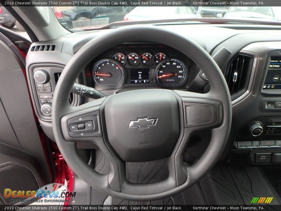 2019 Chevrolet Silverado 1500 Custom Z71 Trail Boss Double Cab 4WD Steering Wheel Photo #16