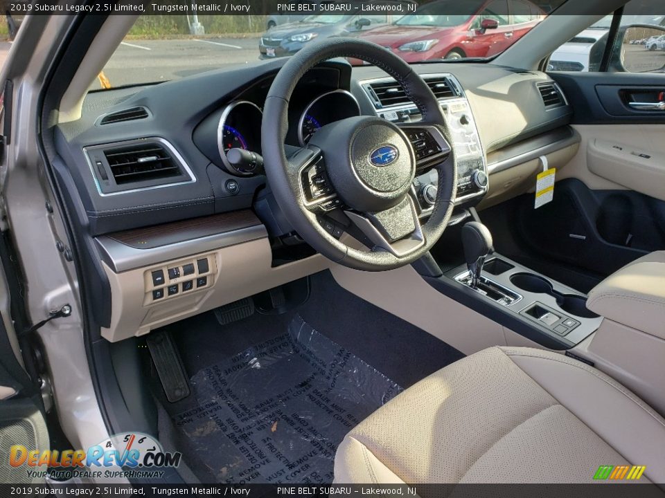 Ivory Interior - 2019 Subaru Legacy 2.5i Limited Photo #7