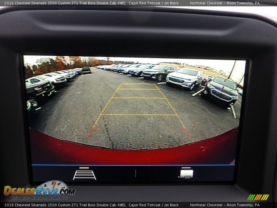 2019 Chevrolet Silverado 1500 Custom Z71 Trail Boss Double Cab 4WD Cajun Red Tintcoat / Jet Black Photo #20