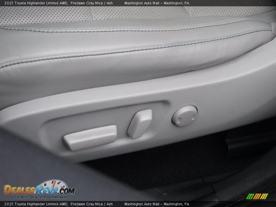 2015 Toyota Highlander Limited AWD Predawn Gray Mica / Ash Photo #13