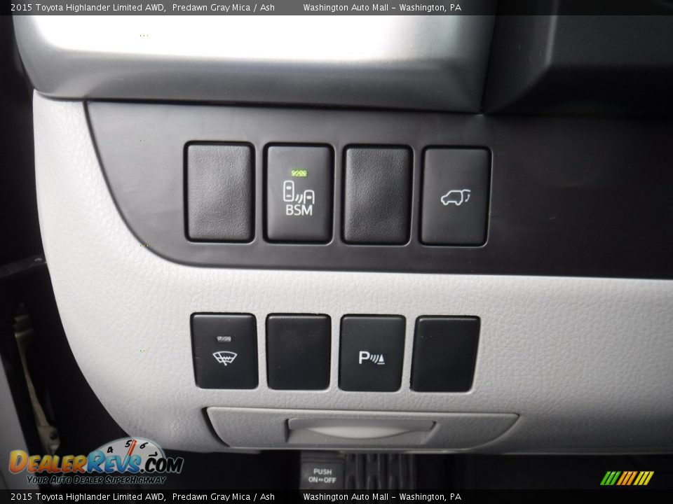 2015 Toyota Highlander Limited AWD Predawn Gray Mica / Ash Photo #14
