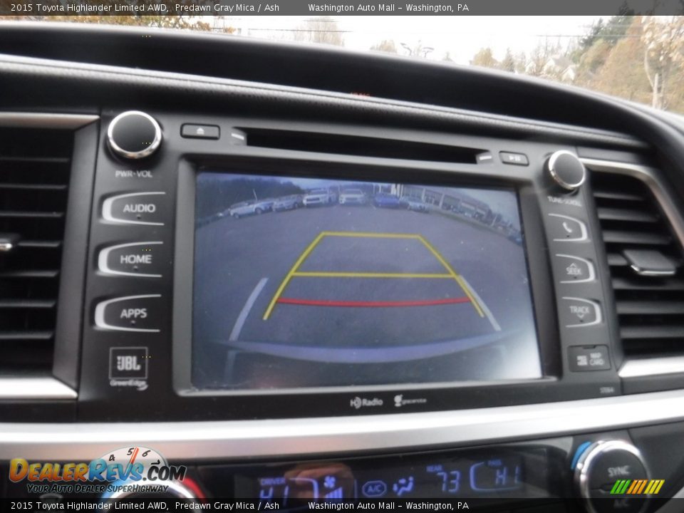 2015 Toyota Highlander Limited AWD Predawn Gray Mica / Ash Photo #19