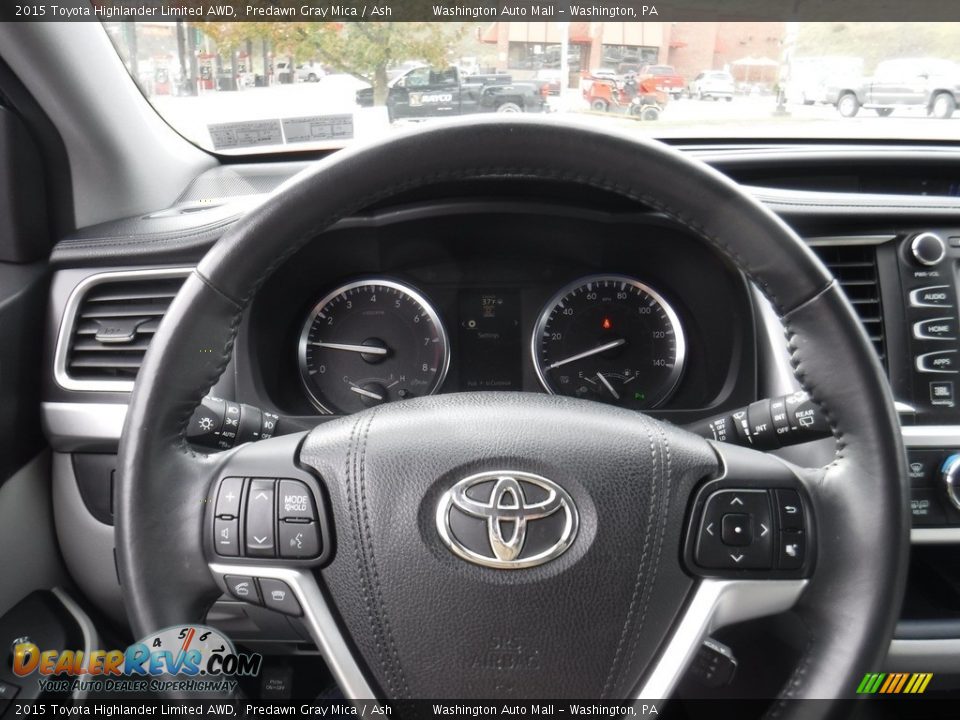 2015 Toyota Highlander Limited AWD Predawn Gray Mica / Ash Photo #22