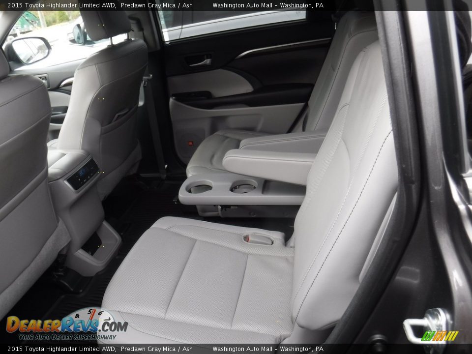2015 Toyota Highlander Limited AWD Predawn Gray Mica / Ash Photo #23