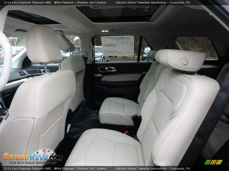 Rear Seat of 2019 Ford Explorer Platinum 4WD Photo #9