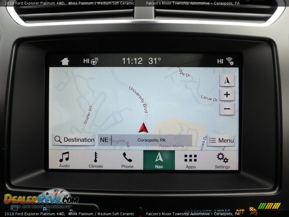 Navigation of 2019 Ford Explorer Platinum 4WD Photo #14