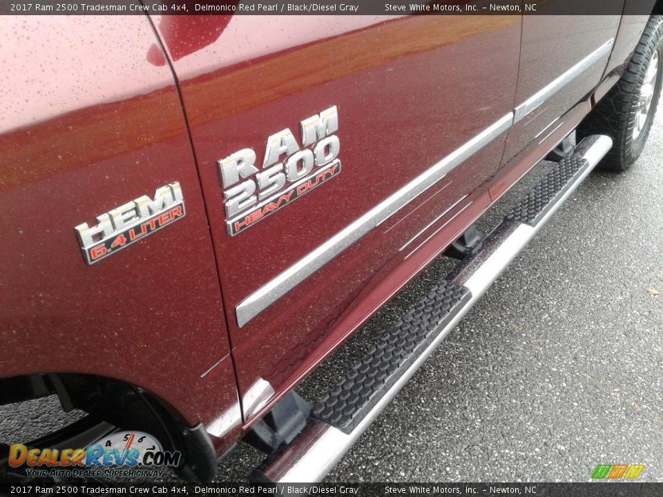 2017 Ram 2500 Tradesman Crew Cab 4x4 Delmonico Red Pearl / Black/Diesel Gray Photo #26