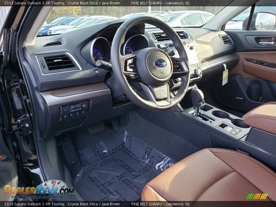 Java Brown Interior - 2019 Subaru Outback 3.6R Touring Photo #8