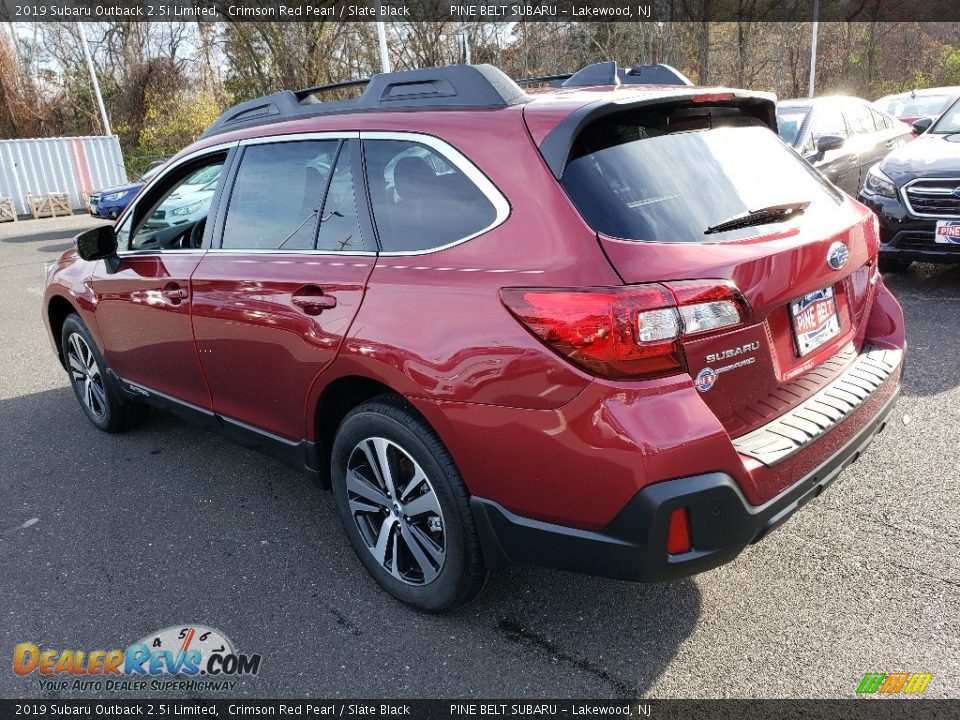 2019 Subaru Outback 2.5i Limited Crimson Red Pearl / Slate Black Photo #4