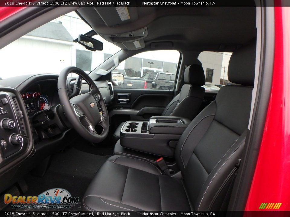 2018 Chevrolet Silverado 1500 LTZ Crew Cab 4x4 Red Hot / Jet Black Photo #10