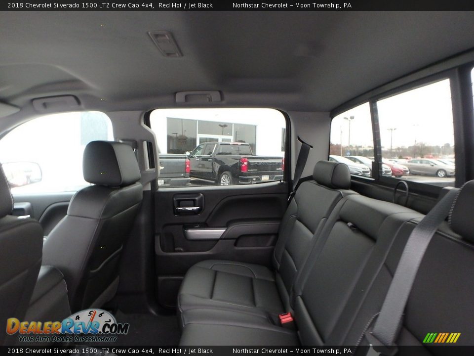 2018 Chevrolet Silverado 1500 LTZ Crew Cab 4x4 Red Hot / Jet Black Photo #11