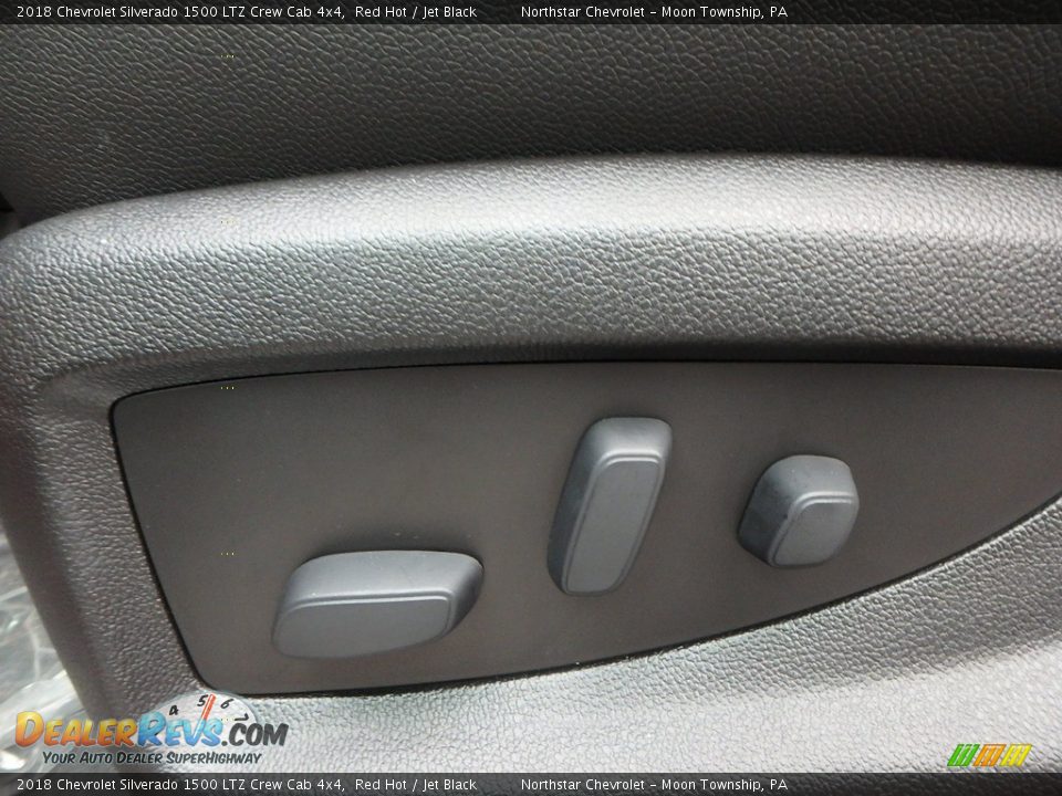 2018 Chevrolet Silverado 1500 LTZ Crew Cab 4x4 Red Hot / Jet Black Photo #14
