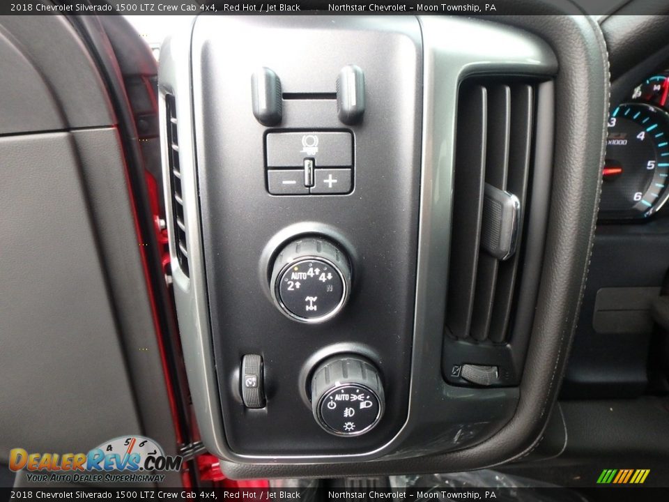 2018 Chevrolet Silverado 1500 LTZ Crew Cab 4x4 Red Hot / Jet Black Photo #16