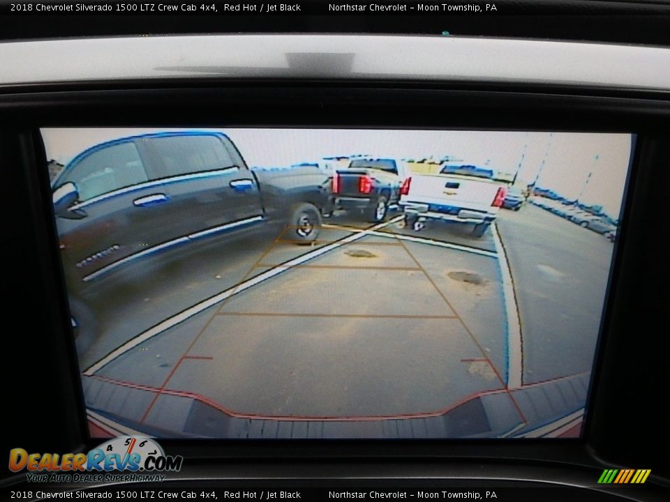 2018 Chevrolet Silverado 1500 LTZ Crew Cab 4x4 Red Hot / Jet Black Photo #20