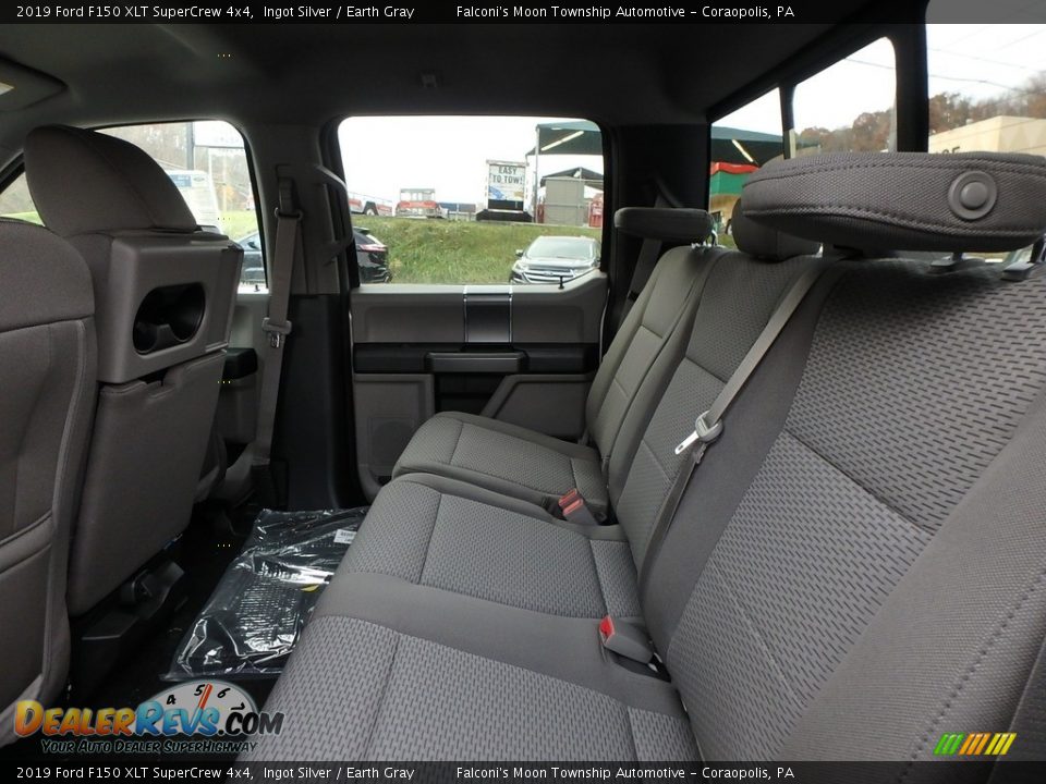 Rear Seat of 2019 Ford F150 XLT SuperCrew 4x4 Photo #9