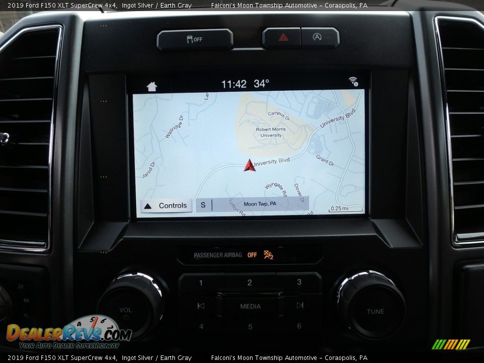 Navigation of 2019 Ford F150 XLT SuperCrew 4x4 Photo #14