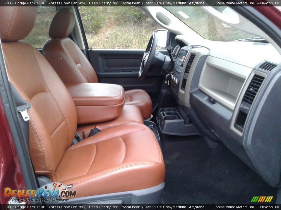 2012 Dodge Ram 1500 Express Crew Cab 4x4 Deep Cherry Red Crystal Pearl / Dark Slate Gray/Medium Graystone Photo #15