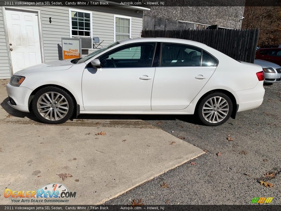 2011 Volkswagen Jetta SEL Sedan Candy White / Titan Black Photo #2