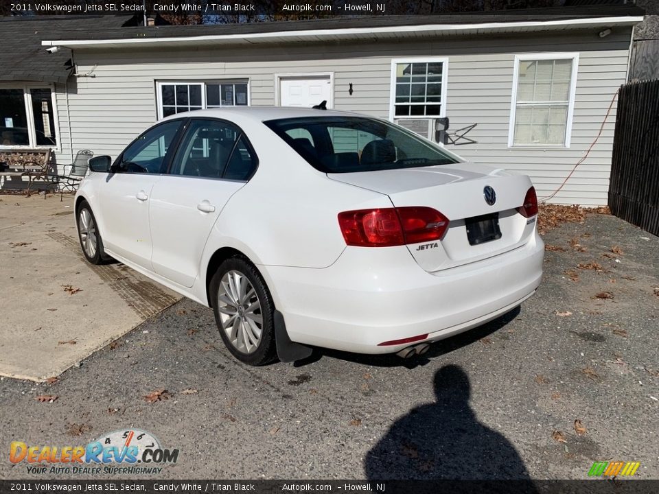 2011 Volkswagen Jetta SEL Sedan Candy White / Titan Black Photo #3