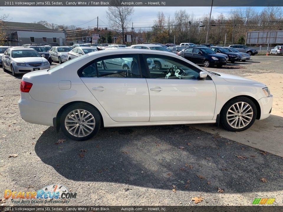 2011 Volkswagen Jetta SEL Sedan Candy White / Titan Black Photo #6