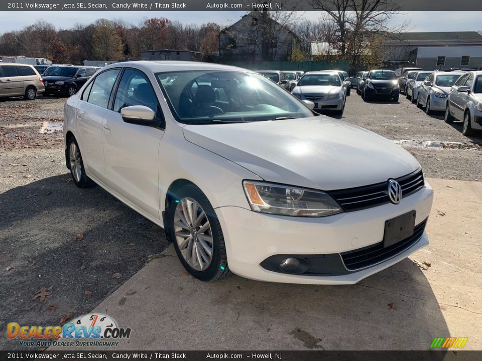 2011 Volkswagen Jetta SEL Sedan Candy White / Titan Black Photo #7