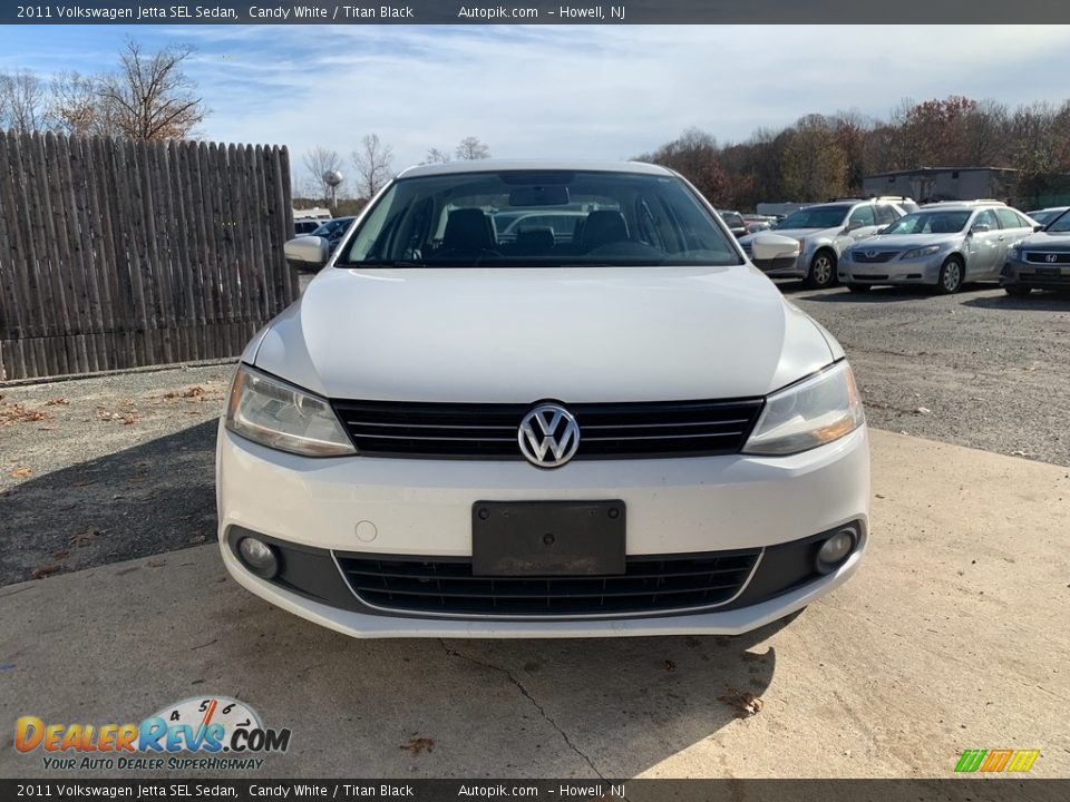 2011 Volkswagen Jetta SEL Sedan Candy White / Titan Black Photo #9