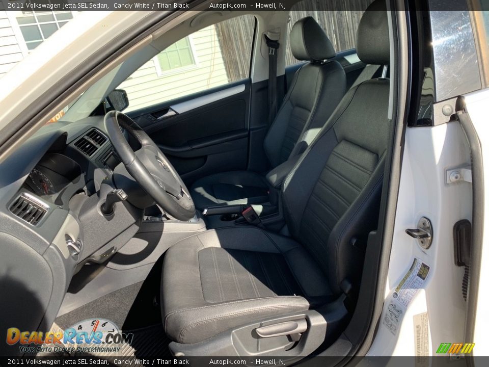 2011 Volkswagen Jetta SEL Sedan Candy White / Titan Black Photo #10