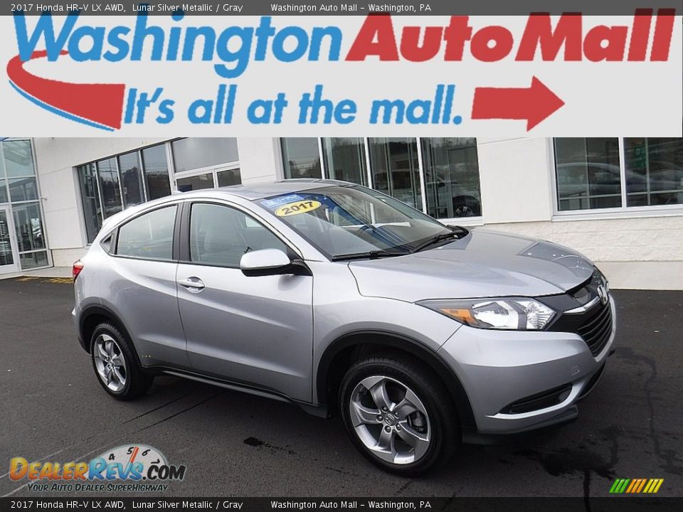 2017 Honda HR-V LX AWD Lunar Silver Metallic / Gray Photo #1