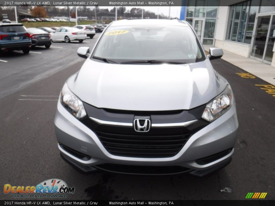2017 Honda HR-V LX AWD Lunar Silver Metallic / Gray Photo #4