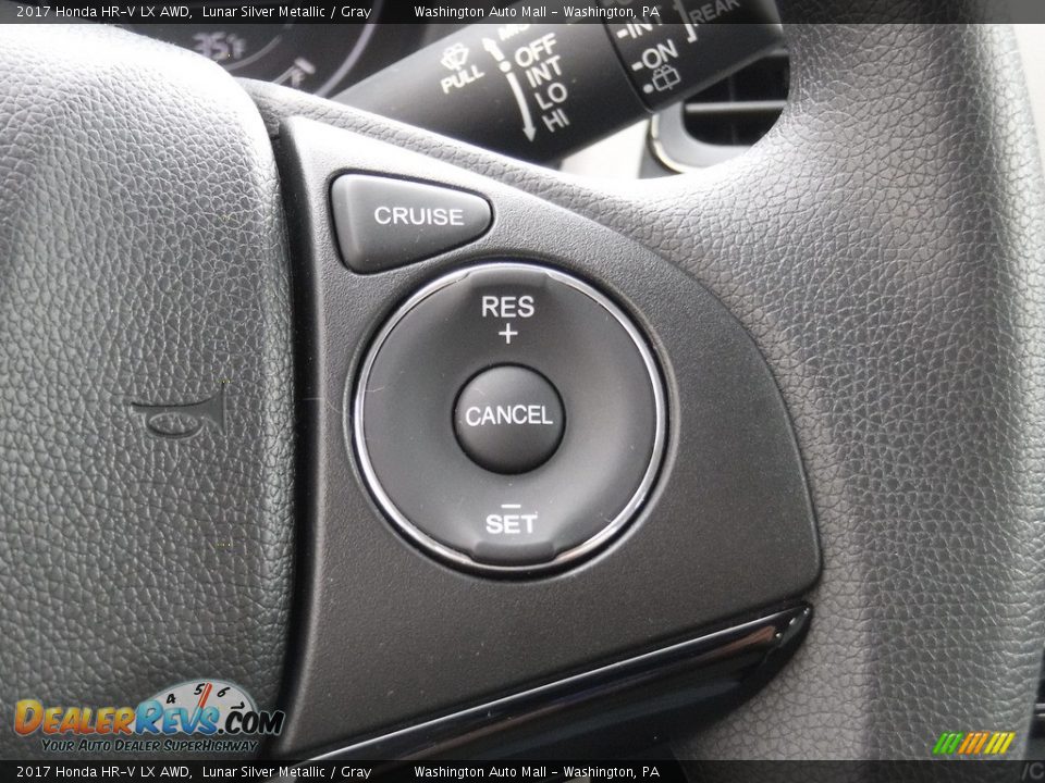2017 Honda HR-V LX AWD Lunar Silver Metallic / Gray Photo #18