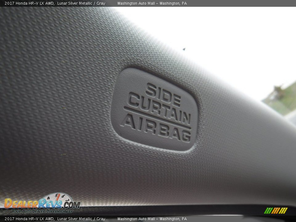 2017 Honda HR-V LX AWD Lunar Silver Metallic / Gray Photo #21