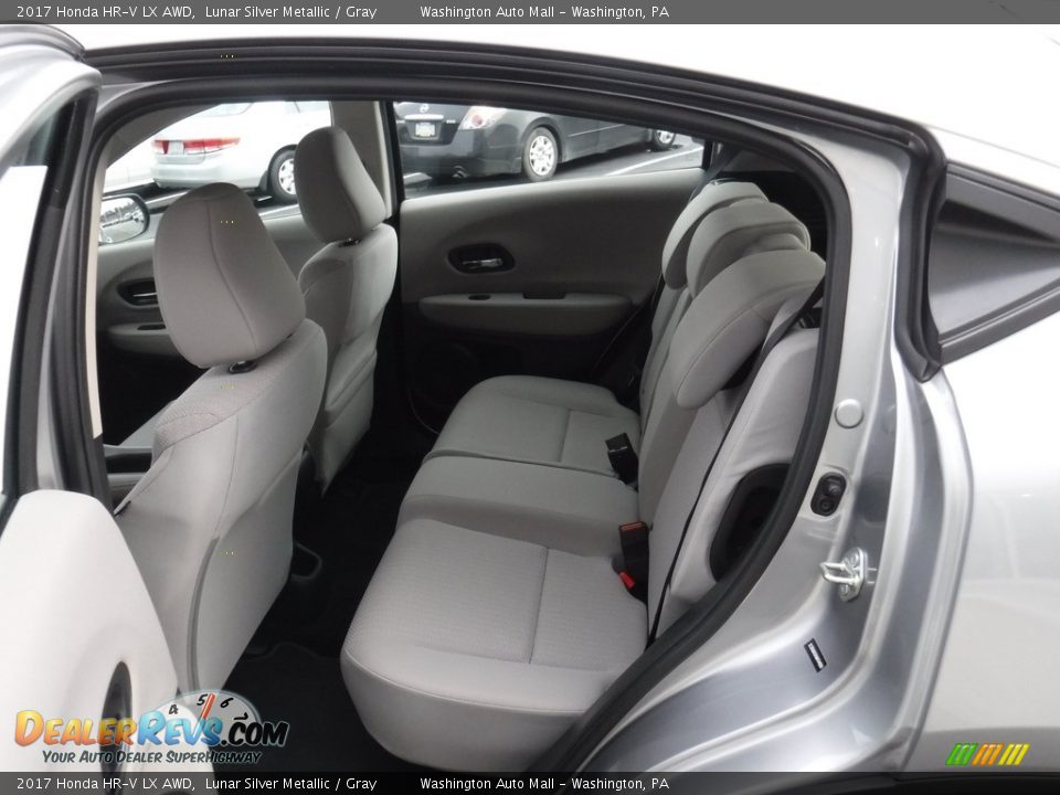 2017 Honda HR-V LX AWD Lunar Silver Metallic / Gray Photo #23