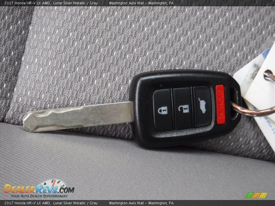 2017 Honda HR-V LX AWD Lunar Silver Metallic / Gray Photo #26