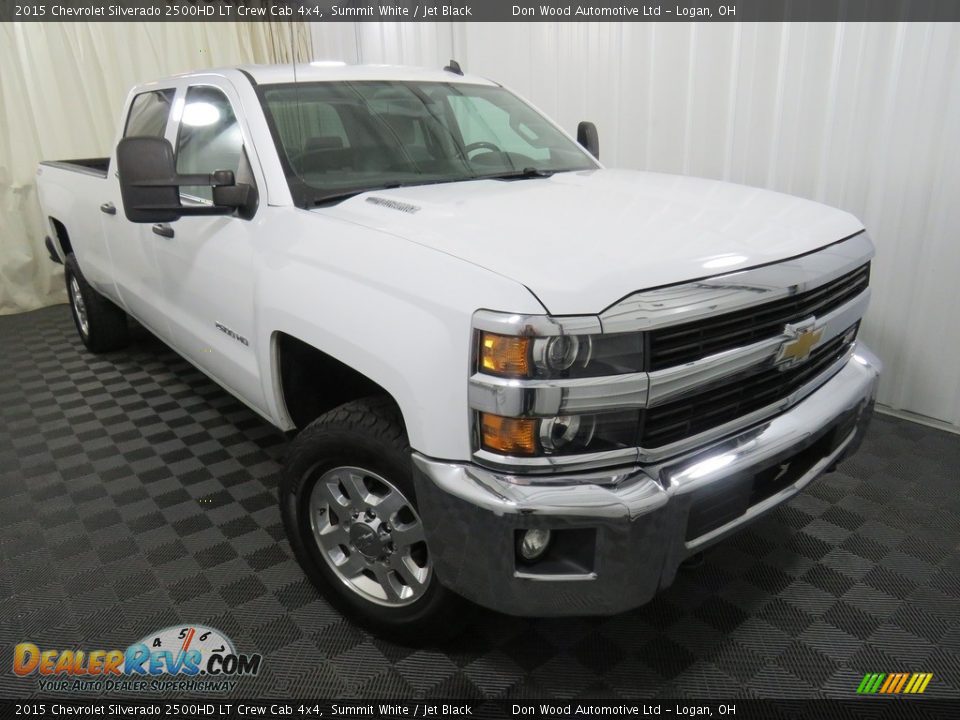 2015 Chevrolet Silverado 2500HD LT Crew Cab 4x4 Summit White / Jet Black Photo #5