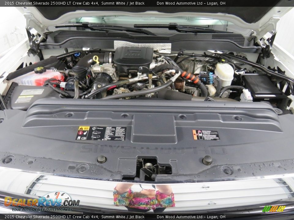 2015 Chevrolet Silverado 2500HD LT Crew Cab 4x4 Summit White / Jet Black Photo #8