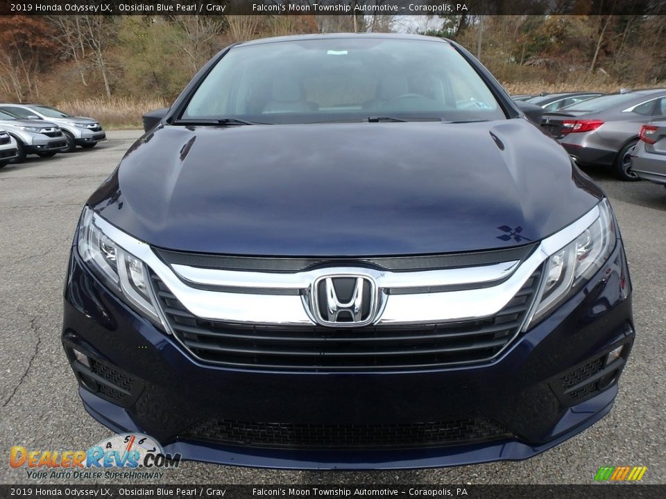 2019 Honda Odyssey LX Obsidian Blue Pearl / Gray Photo #2