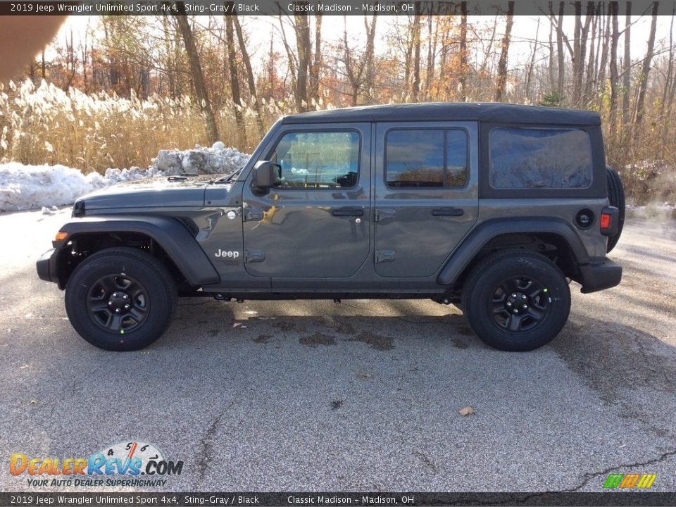 Sting-Gray 2019 Jeep Wrangler Unlimited Sport 4x4 Photo #3