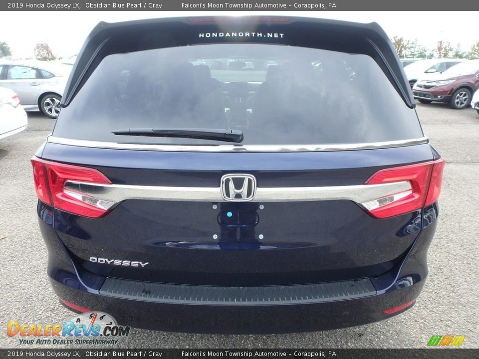 2019 Honda Odyssey LX Obsidian Blue Pearl / Gray Photo #5