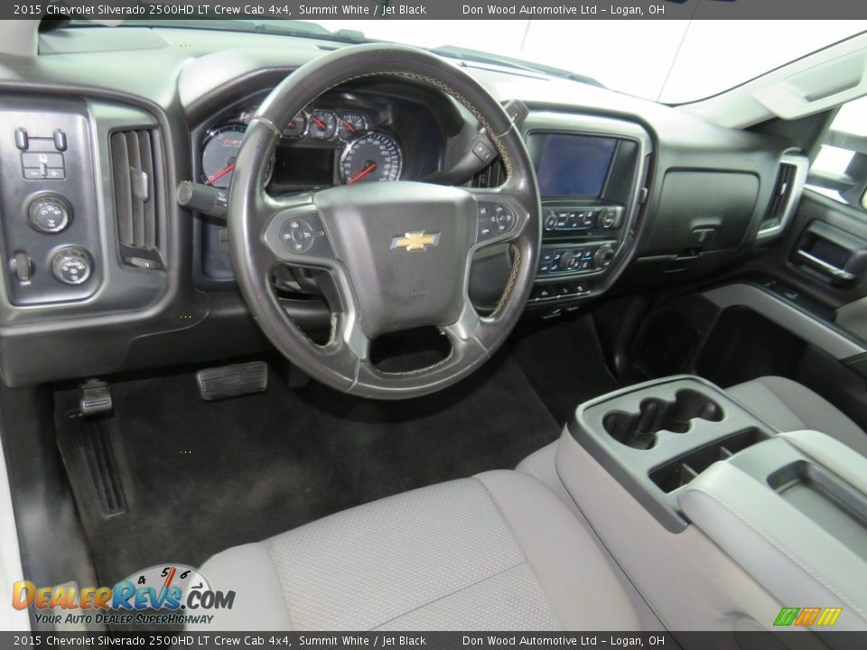 2015 Chevrolet Silverado 2500HD LT Crew Cab 4x4 Summit White / Jet Black Photo #19