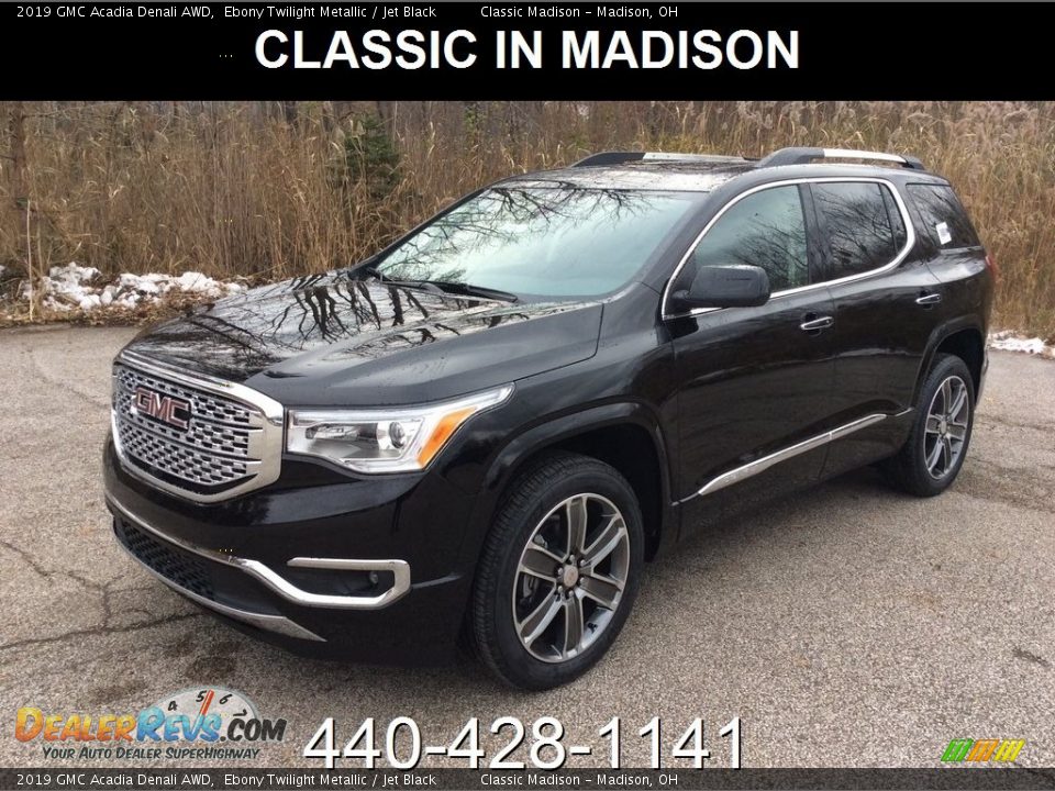 2019 GMC Acadia Denali AWD Ebony Twilight Metallic / Jet Black Photo #1