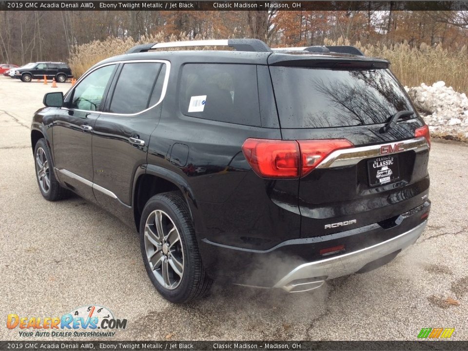 2019 GMC Acadia Denali AWD Ebony Twilight Metallic / Jet Black Photo #4