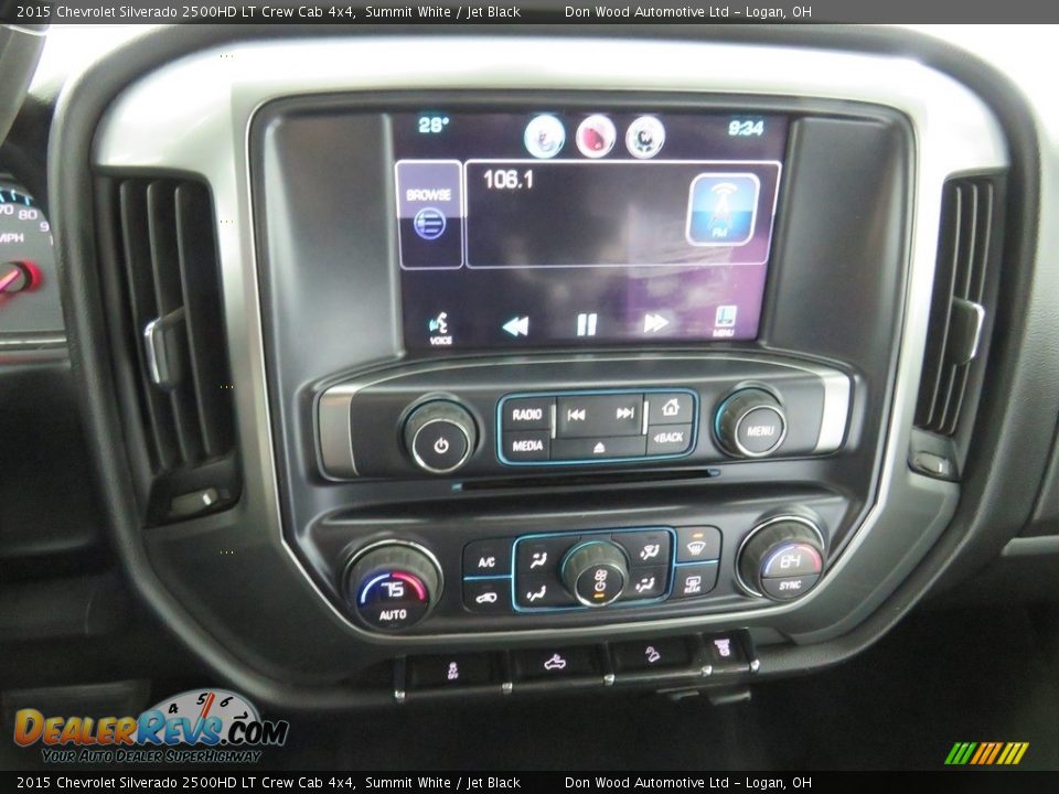 2015 Chevrolet Silverado 2500HD LT Crew Cab 4x4 Summit White / Jet Black Photo #35