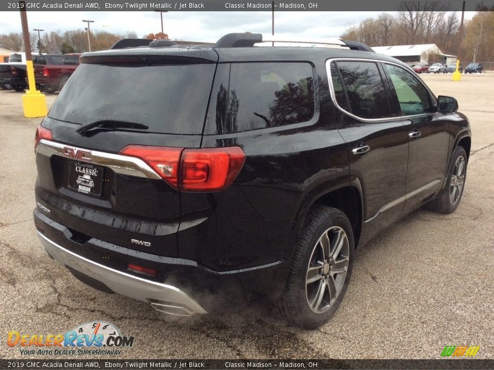 2019 GMC Acadia Denali AWD Ebony Twilight Metallic / Jet Black Photo #6
